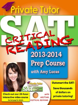 cover image of Private Tutor SAT Critical Reading 2013-2014 Prep Course